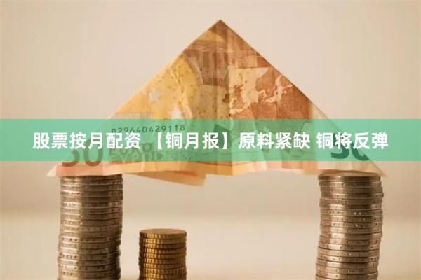 股票按月配资 【铜月报】原料紧缺 铜将反弹